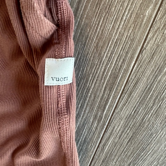 Vuori Women’s Brown Wide-Leg Jumpsuit with Drawstring - Picture 4 of 6